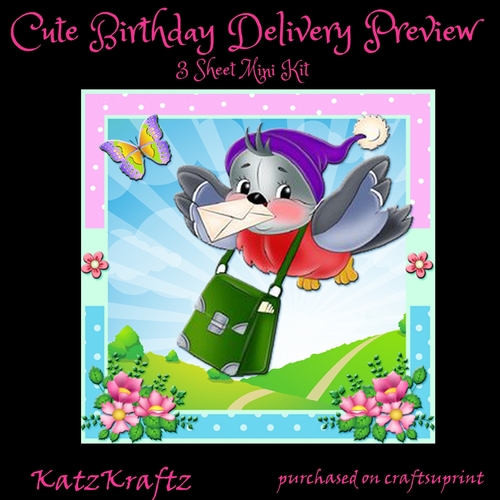 Cute Birthday Delivery Mini Kit