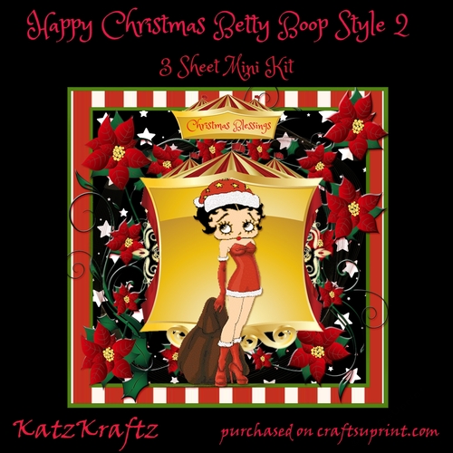 Happy Christmas Betty Boop Style 2