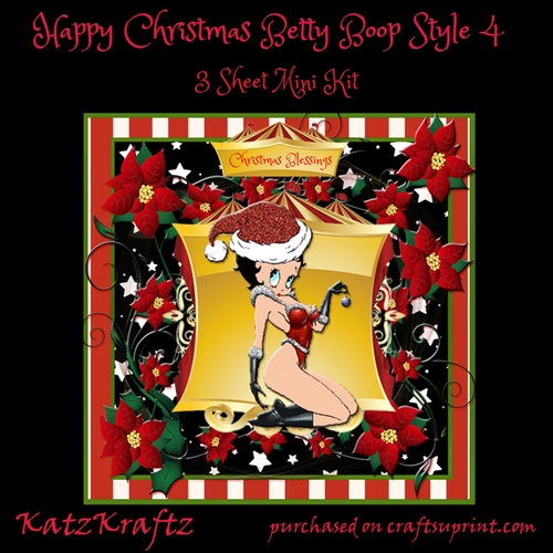 Happy Christmas Betty Boop Style 4
