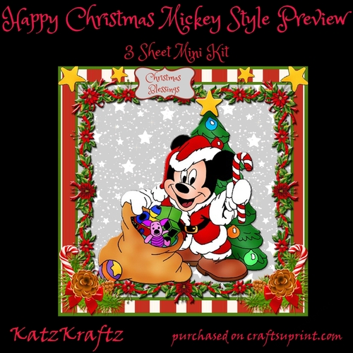 Happy Christmas Mickey Style 1
