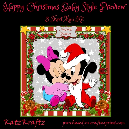Happy Christmas Baby Style 3