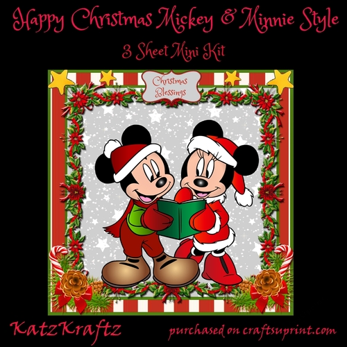 Happy Christmas Mickey & Minnie Style 4