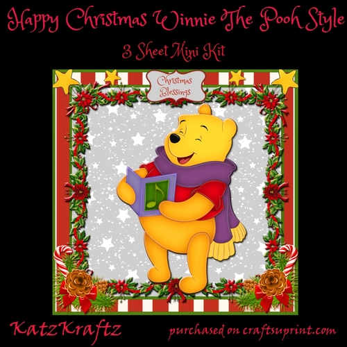 Happy Christmas Winnie the Pooh Style 5