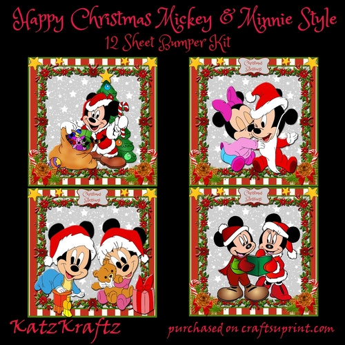 Happy Christmas Mickey & Minnie Style