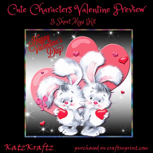 Cute Characters Valentine 1