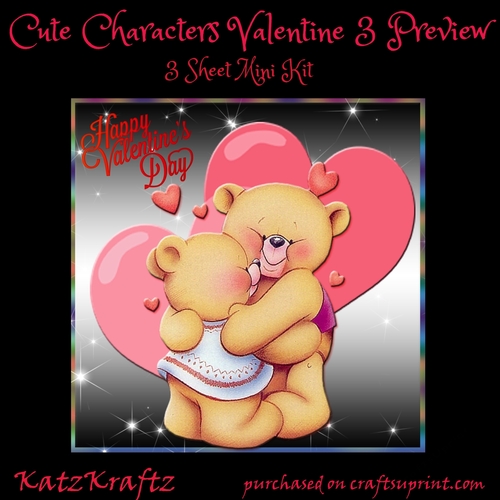 Cute Characters Valentine 3
