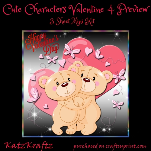 Cute Characters Valentine 4