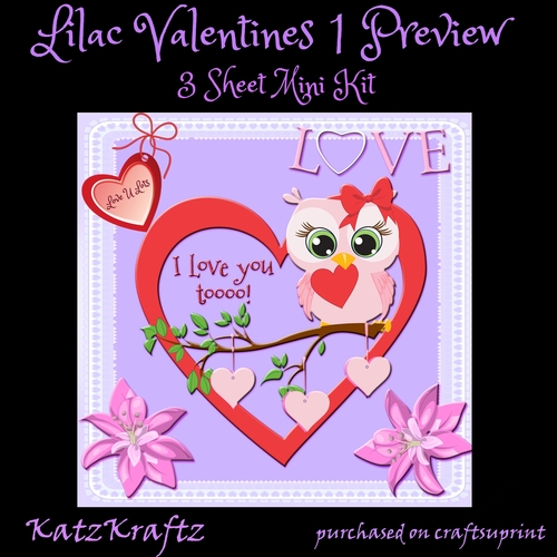 Lilac Valentines Mini Kit 1