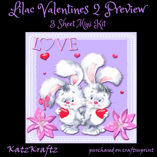 Lilac Valentines Mini Kit 2
