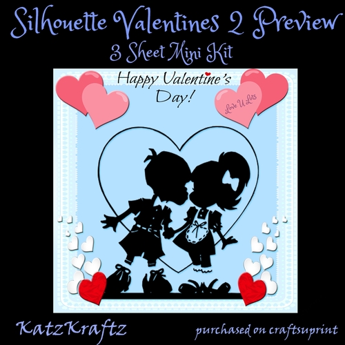 Silhouette Valentine 2
