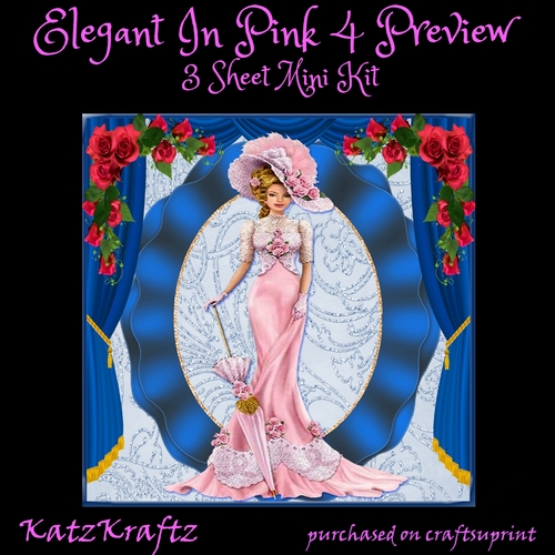 Elegant In Pink 4 Mini Kit