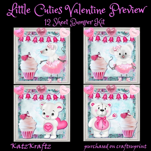 Little Cutie Valentine Bumper Kit