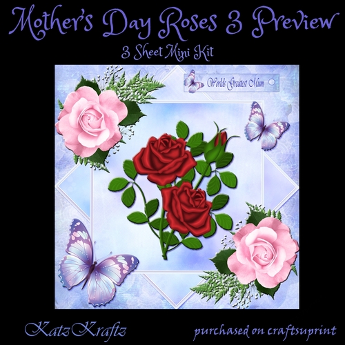 Mothers Day Roses 3 Mini Kit
