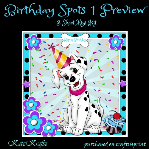 Birthday Spots 1 Mini Kit