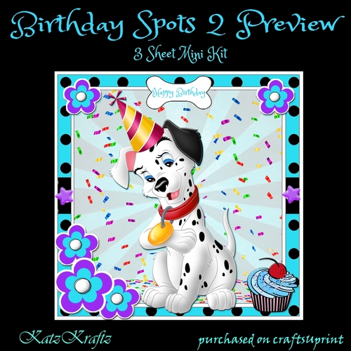 Birthday Spots 2 Mini Kit