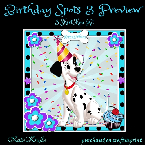 Birthday Spots 3 Mini Kit