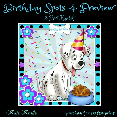 Birthday Spots 4 Mini Kit