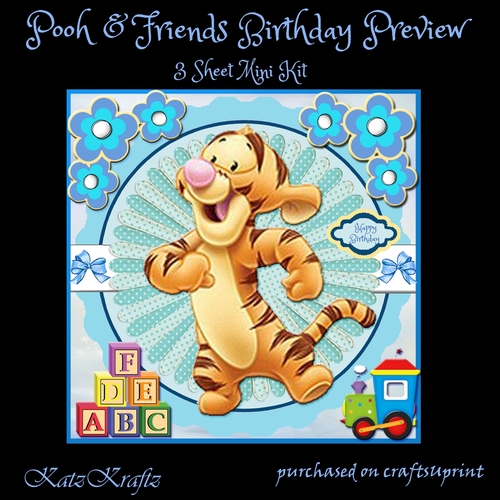 Pooh & Friends Birthday 1 mini kit