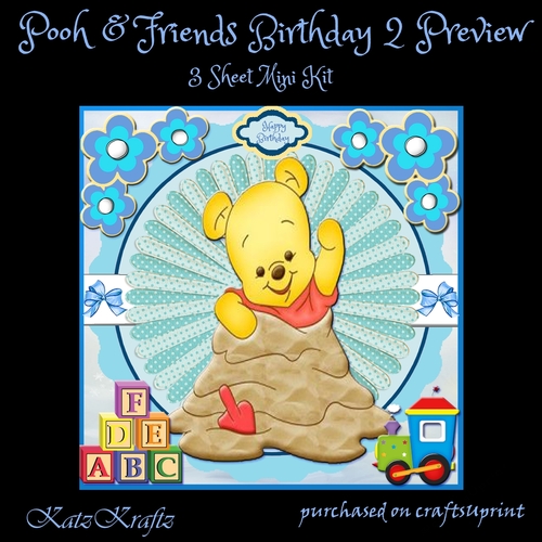 Pooh & Friends Birthday 2 mini kit