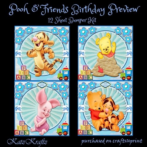 Pooh & Friends Birthday Bumper Kit