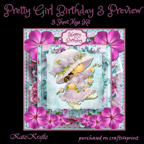 Pretty Girl Birthday 3