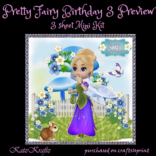 Pretty Fairy Birthday 3