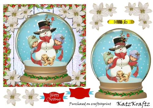 Snowman globes 1