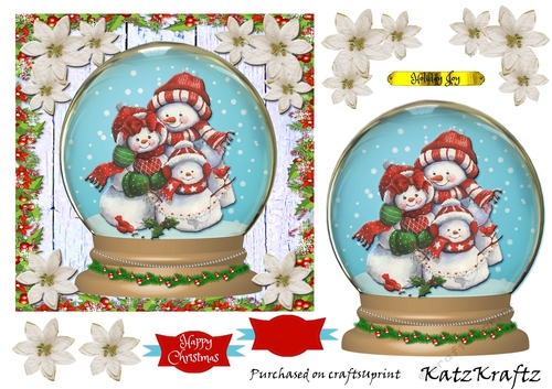 Snowman globes 2