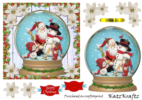 Snowman globes 4