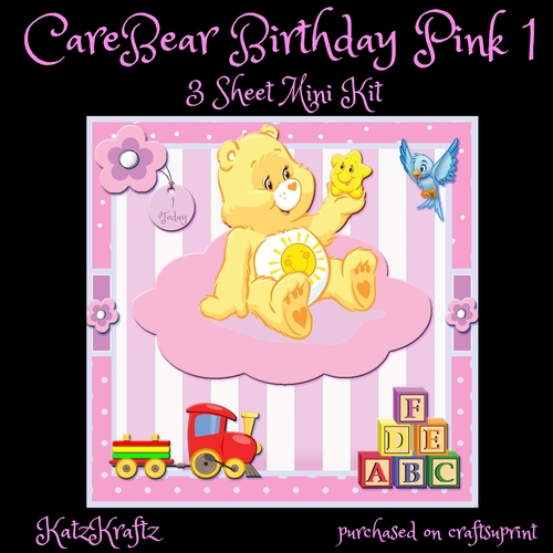 CareBears Birthday Pink 1