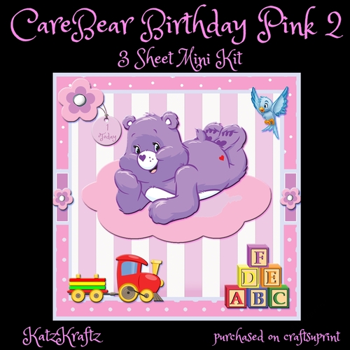CareBears Birthday Pink 2