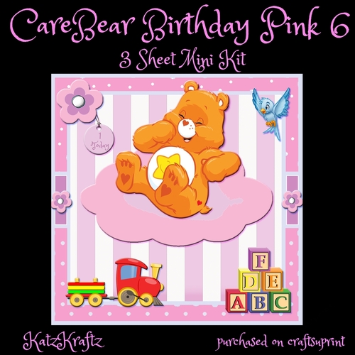 CareBears Birthday Pink 6