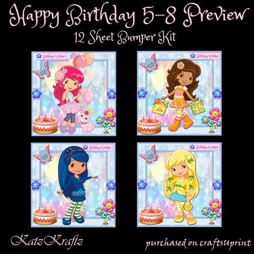 Happy Birthday 5-8 Bumper Kit