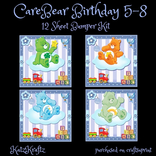 Care Bear Birthday 5-8 Bumper Kit