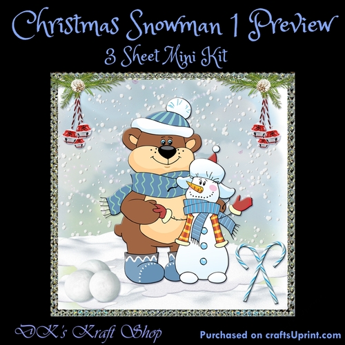 Christmas Snowman 1