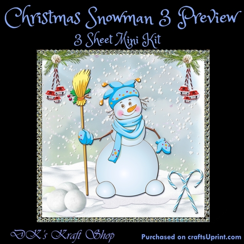 Christmas Snowman 3