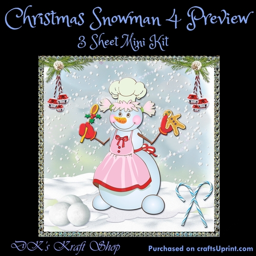 Christmas Snowman 4