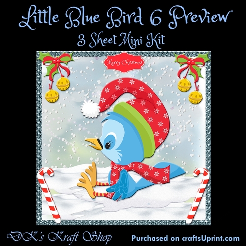 Little Blue Bird 6