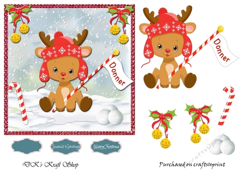 Santa`s reindeer Sheet 2