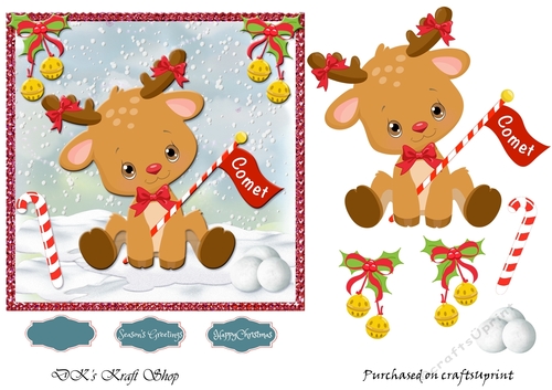 Santa`s reindeer Sheet 3
