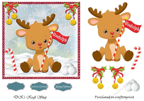 Santa`s reindeer Sheet 4