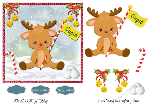 Santa`s reindeer Sheet 5