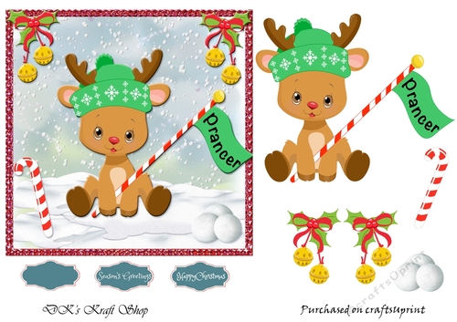 Santa`s reindeer Sheet 6