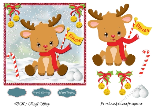 Santa`s reindeer Sheet 7