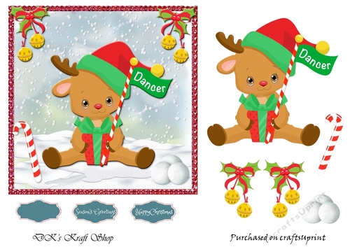 Santa`s reindeer Sheet 8