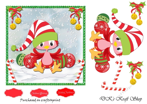 Little Red Bird Sheet 2