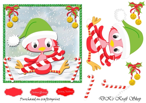 Little Red Bird Sheet 5