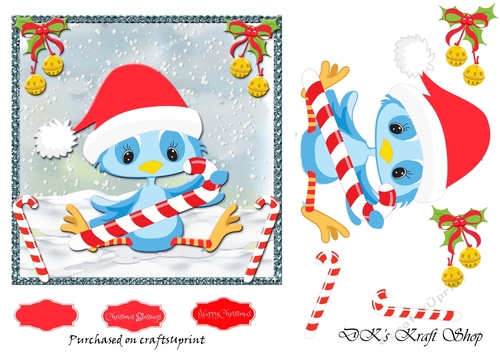 Little Blue Bird Sheet 3