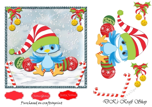 Little Blue Bird Sheet 5