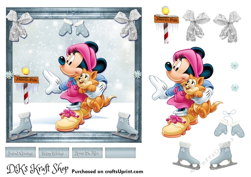Minnies Christmas Fun Sheet 7